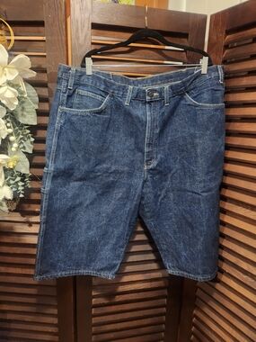 Dickies Men's Dark Blue Denim Jean Shorts